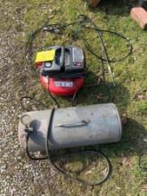 Central Pneumatic Air Compressor and Tank
