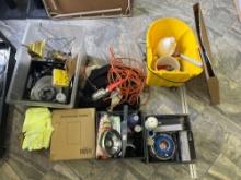 Lights, Mop Bucket, Square, Rags, Restoration Supplies