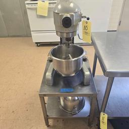 Hobart A-120 mixer on stand