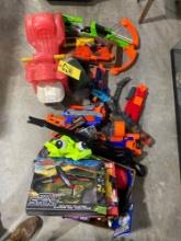 large lot of toys
