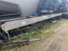 Hydraulic shingle conveyor, truck mounted, condition unknown.