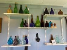 Vintage Glass Bottles, White House Vinegar, Wine and Whiskey Bottles