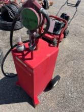 Gas Caddy steel fuel tank with hand pump