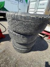 set 4 tires LT 265/65 R18