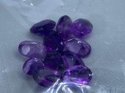 Certified Natural Amethyst Grouping 8.150 CTS