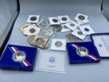 Collectors Grouping, Comm. Half Dollars, Eisenhower Dollars, Cents, Dimes and more