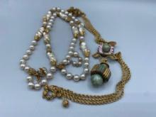 Miriam Haskell necklaces