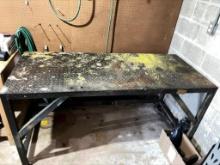 heavy steel work bench - misc iron