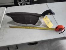 Early Canvas & Wood Goose Decoy