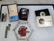 Zippo Key Holder, Ronson Lighter Box, Cincinnati Bearcats Ashtray