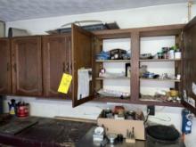 Sprays, Paint, Contents of Cabinets