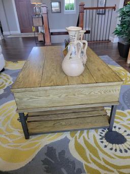 Stein World Beaumont end table and matching coffee table