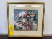 Framed and Matted Print, Garden Variety by Ovanes Berberian