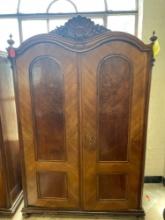 1890?s Carved Wood French Wardrobe