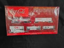 NIB Coca Cola HO Collectible Train Set
