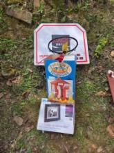 Coca Cola Zero Basketball Hoop, Fire Toy Telephone and Philips Digutal Picture Frame