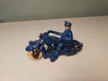 Vintage Cast Iron Hubley Motorcycle