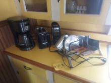Kitchen Appliances - Rival Food Slicer, B&D Coffee Pot, Toaster, Can Opener, & Mixer