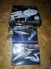 Star Trek Enterprise & Galaxy Quest Model Kits