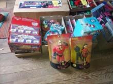 Assortment of Kids Toys - Incredibles, Cars, Shrek, Dora the Explorer, Cat in the Hat, & more