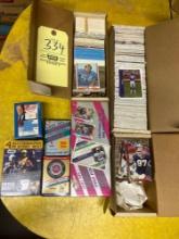 8 boxs of NFL trading cards