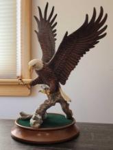 American Majesty Franklin Mint bald eagle figurine, 1987