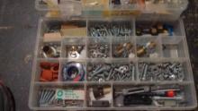 Hardware Organizer Plastic Cabinet with contents