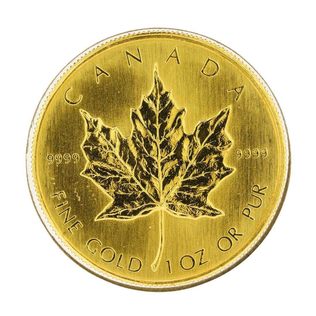 1983 $50 Canada Maple Leaf 1 oz. Gold Coin