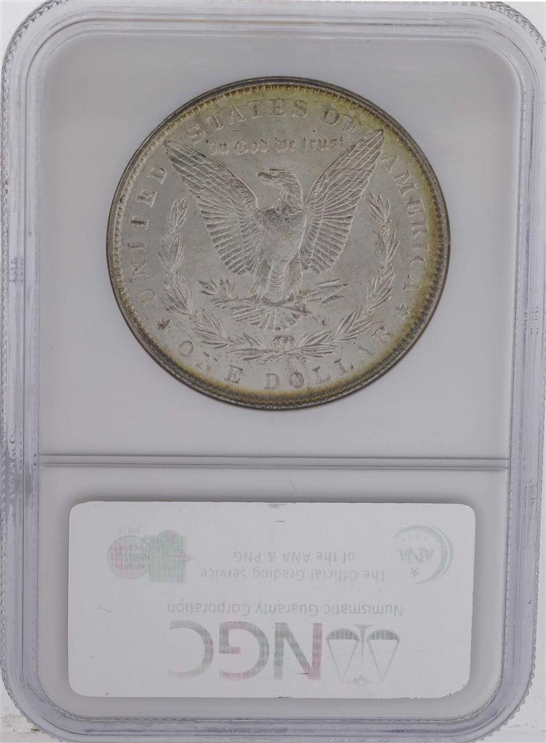 1887 $1 Morgan Silver Dollar Coin NGC MS64