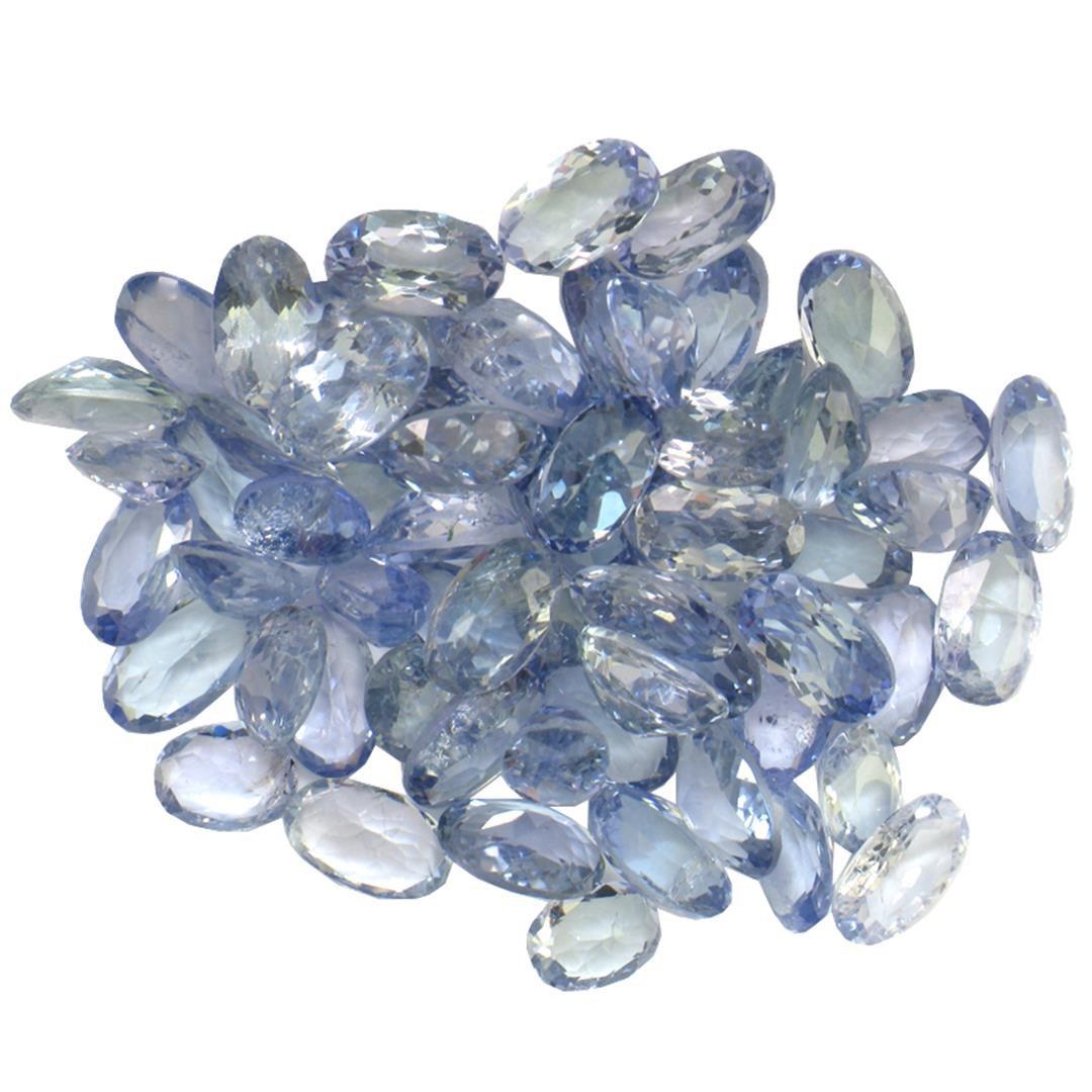 14.65 ctw Oval Mixed Tanzanite Parcel