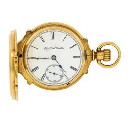 Antique Elgin Pocket Watch - 14KT Rose Gold