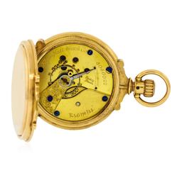 Antique Elgin Pocket Watch - 14KT Rose Gold