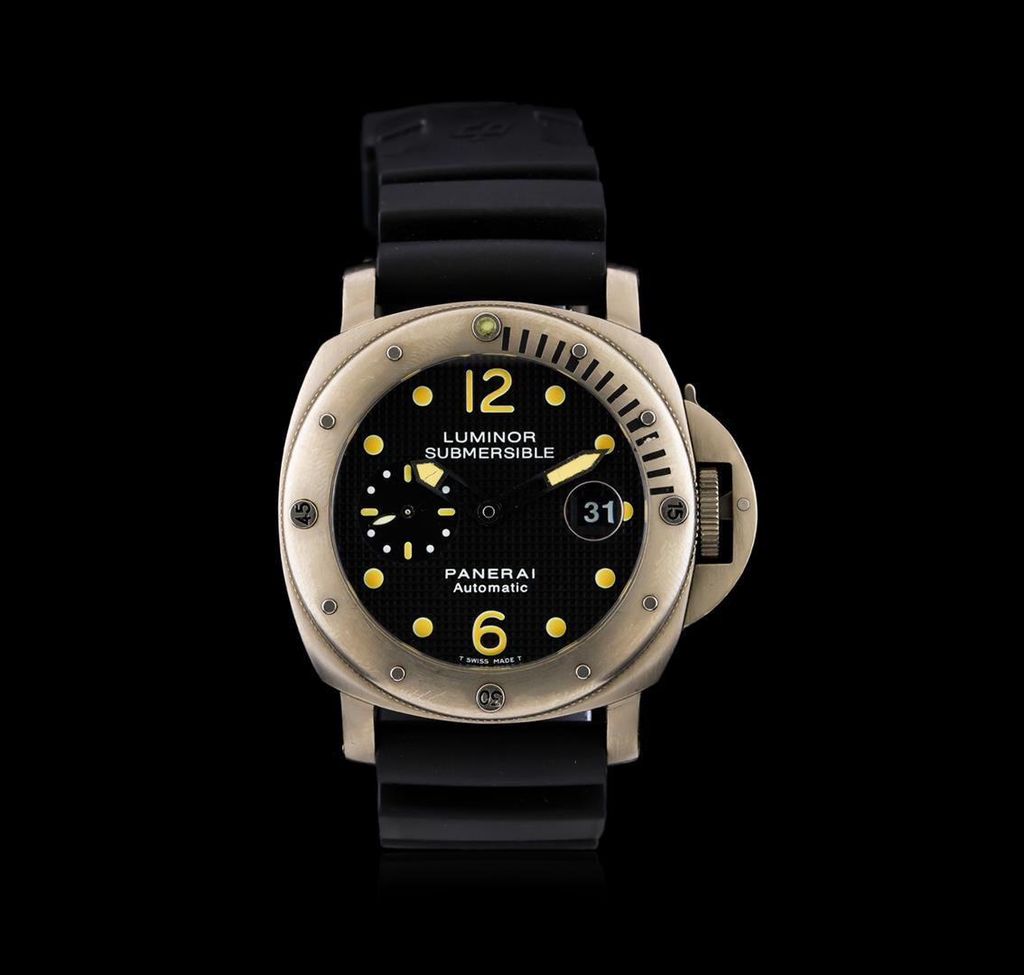 Luminor Panerai Submersible Firenze Titanium Watch