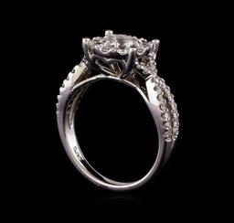 1.35 ctw Diamond Ring - 14KT White Gold