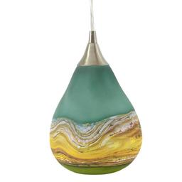 Small Strata Hanging Lamp by GartnerBlade Glass