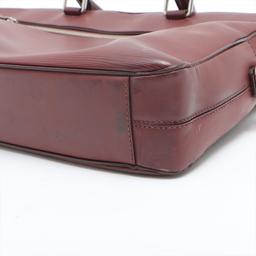 Louis Vuitton Bordeaux Epi Leather Porte Documents Business Briefcase