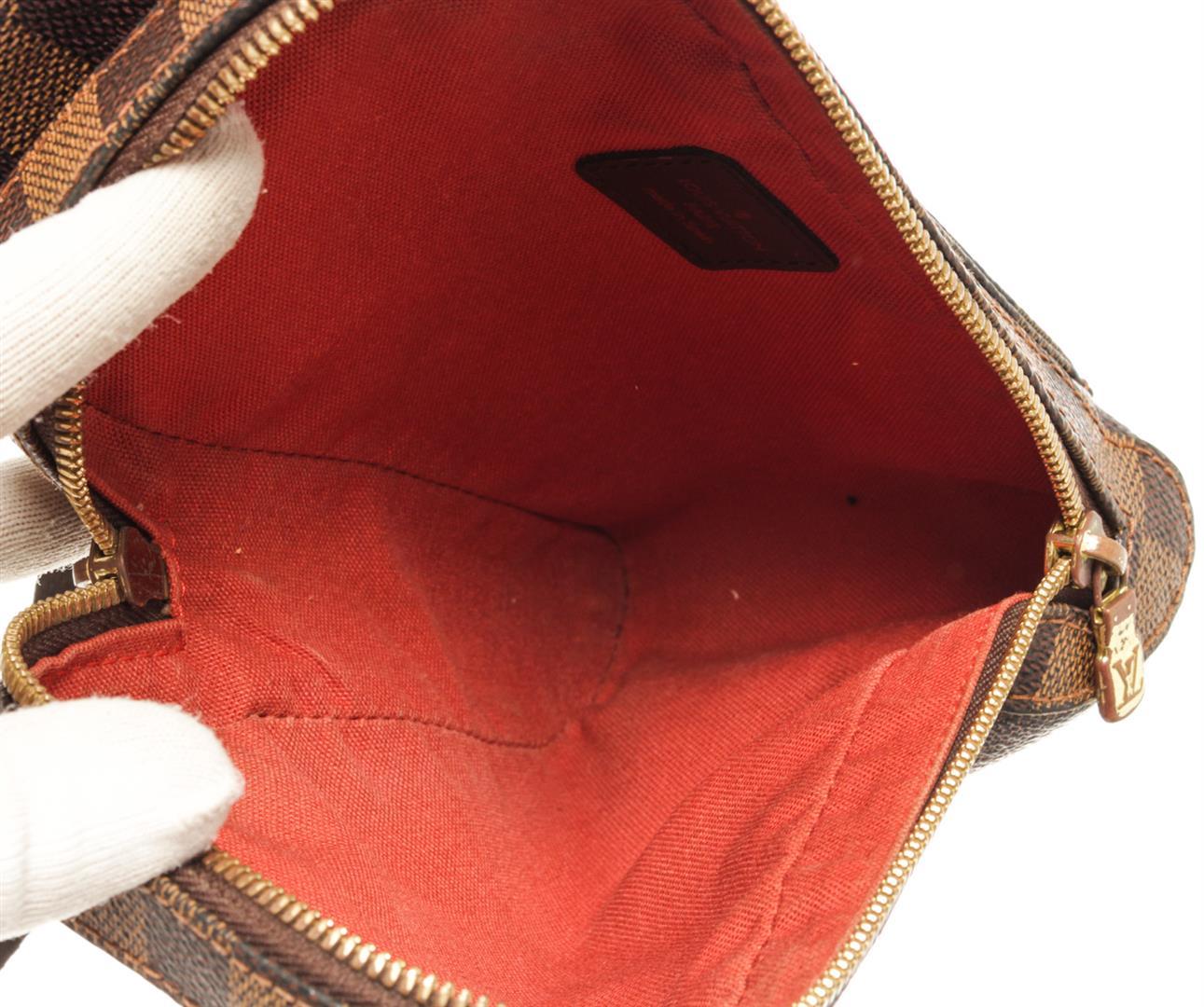 Louis Vuitton Brown Damier Ebene Canvas Geronimos Shoulder Bag