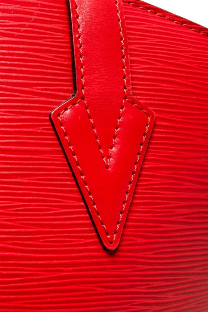 Louis Vuitton Red Epi Leather Saint Jacques Shoulder Bag