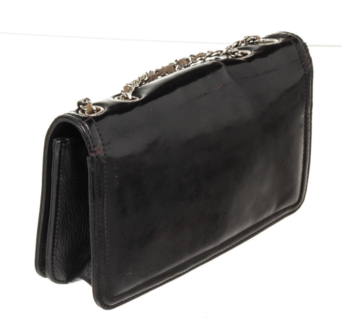 Chanel Black Caviar Leather CC Full Flap Shoulder Bag