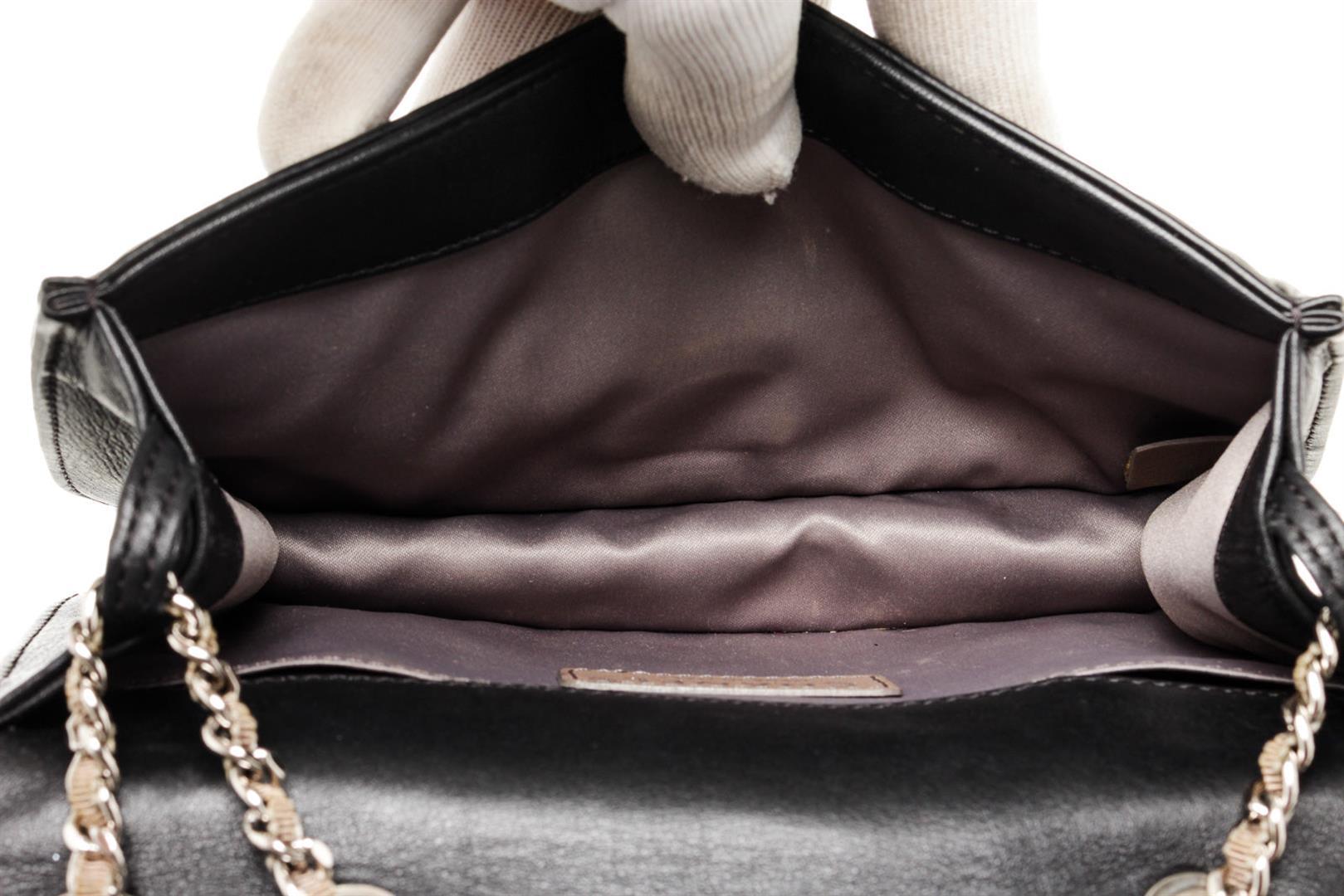 Chanel Black Caviar Leather CC Full Flap Shoulder Bag
