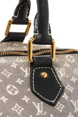 Louis Vuitton Grey Monogram Mini Lin Speedy Bandouliere 30 Boston Bag