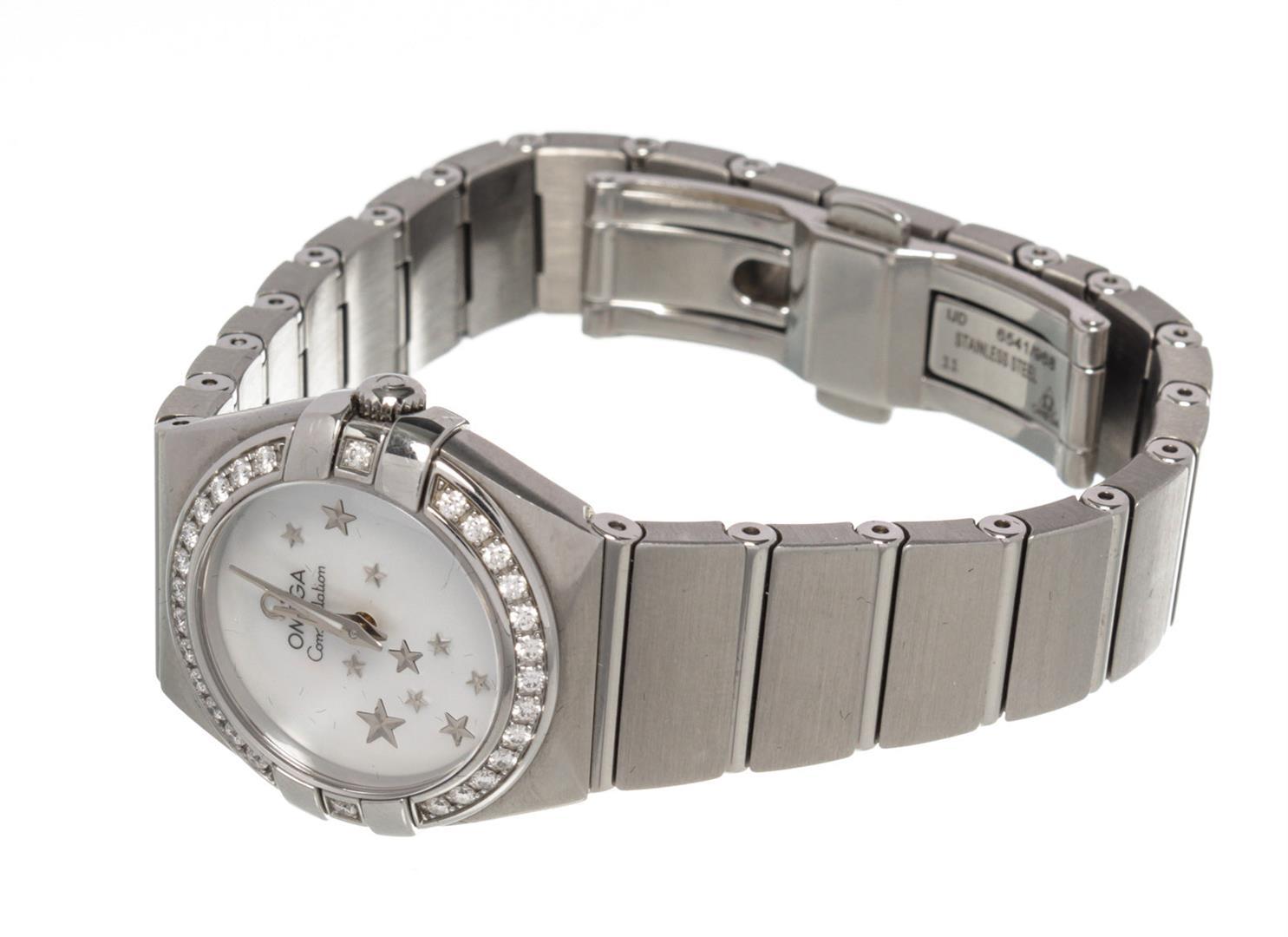 Omega Silver Constellation Quadrella Watch