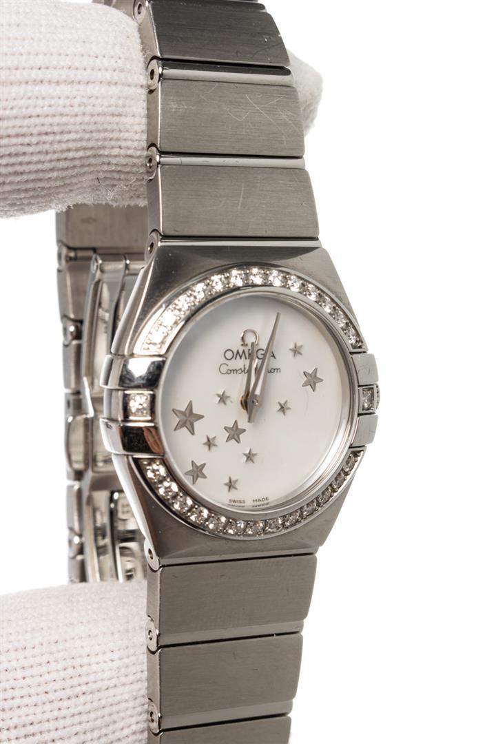 Omega Silver Constellation Quadrella Watch