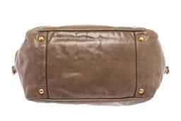 Prada Beige Leather Two Way Bag
