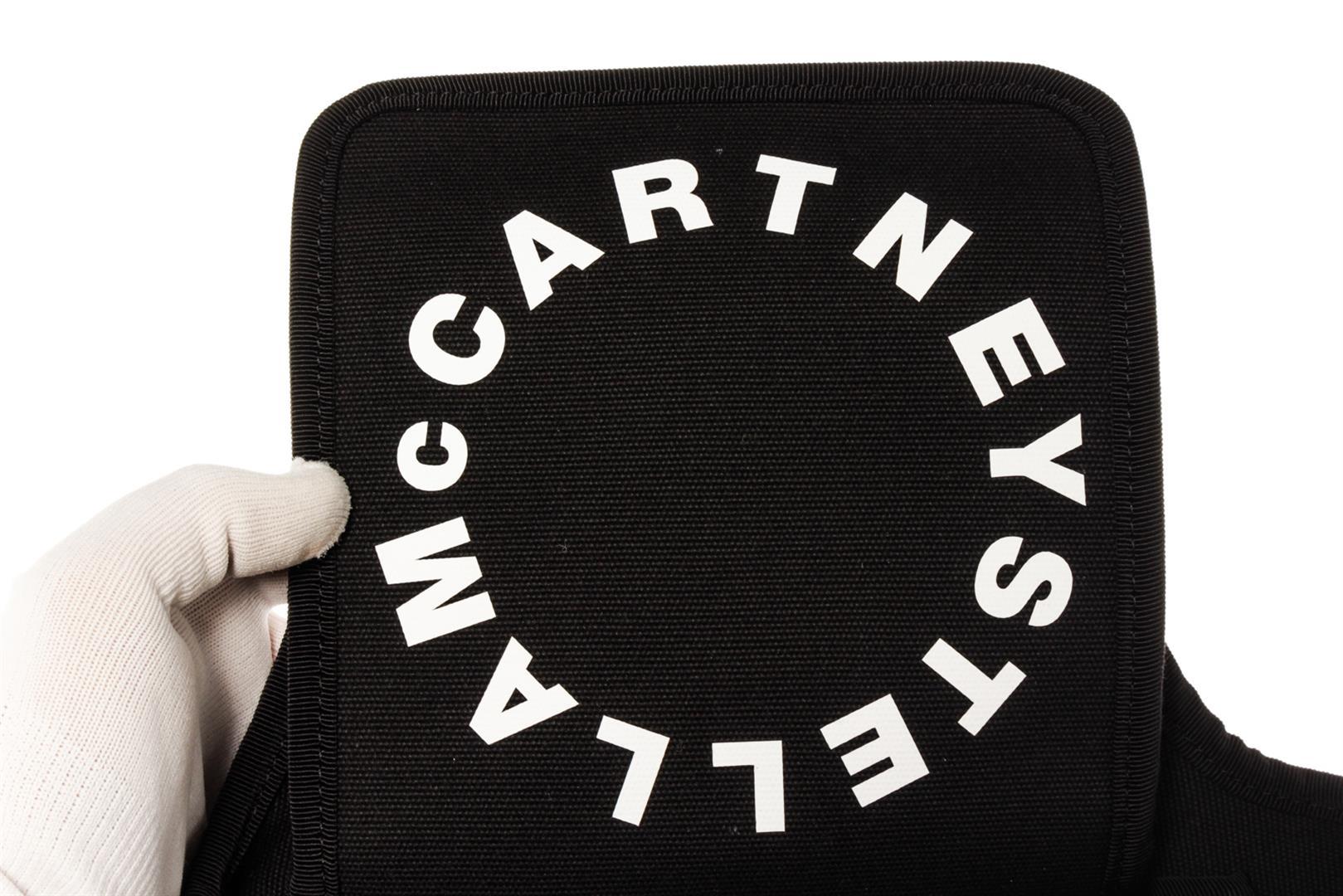 Stella McCartney Black Canvas Net Alter Tote Bag