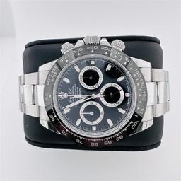 Rolex Daytona Cosmograph Black ceramic Stainless Steel Wristwatch