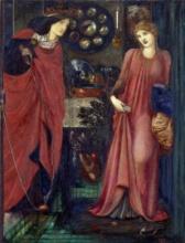 Edward Burne-Jones - Fair Rosamund and Queen Eleanor
