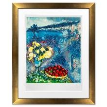 Fruits Et Fleurs Devant La Mer by Chagall (1887-1985)