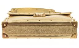Louis Vuitton Gold Leather Top Handle Bag