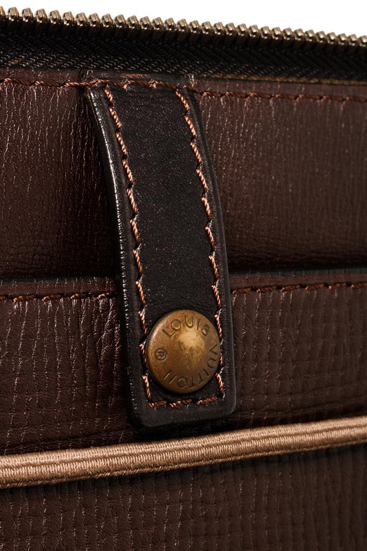 Louis Vuitton Brown Leather Bohemerun Clutch